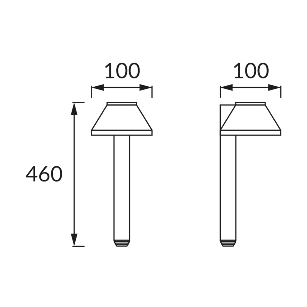 Lampada solare a picchetto giardino 0,5W 6500K IP44 Struhm