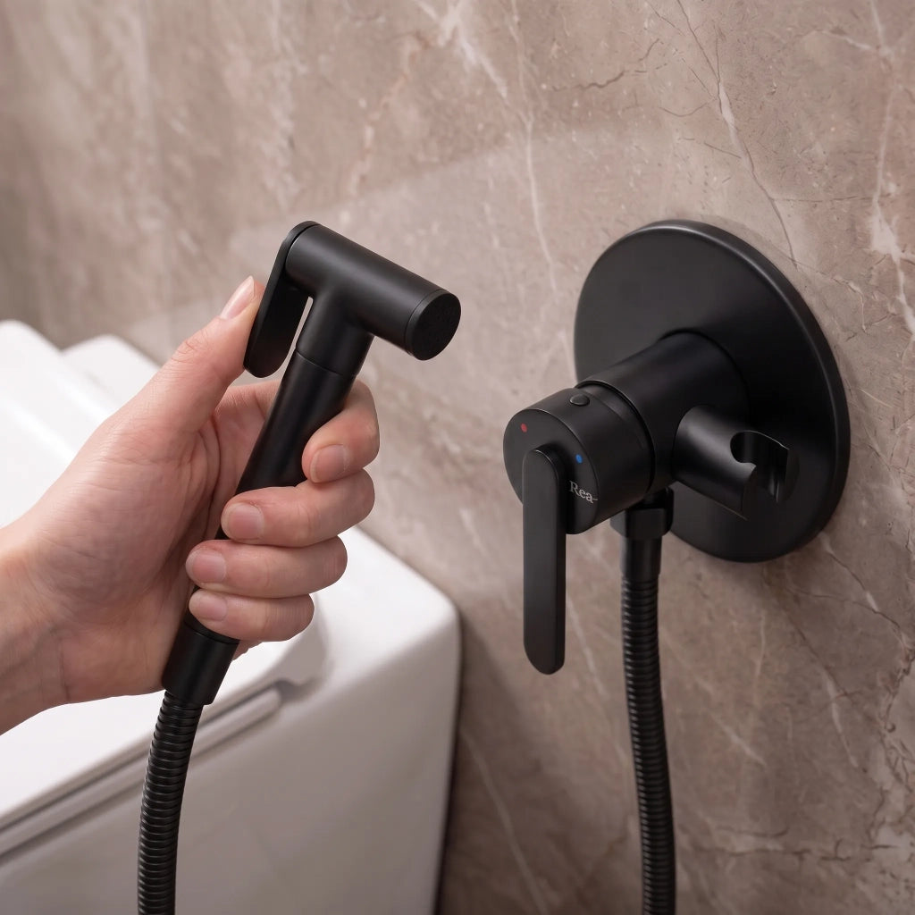 Rubinetto Bidet Rea Ontario Black