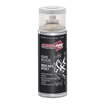 BOMBOLETTA SPRAY FERROMICACEO 400 ml - Grafite ferro - 6 pezzi- AMBROSOL
