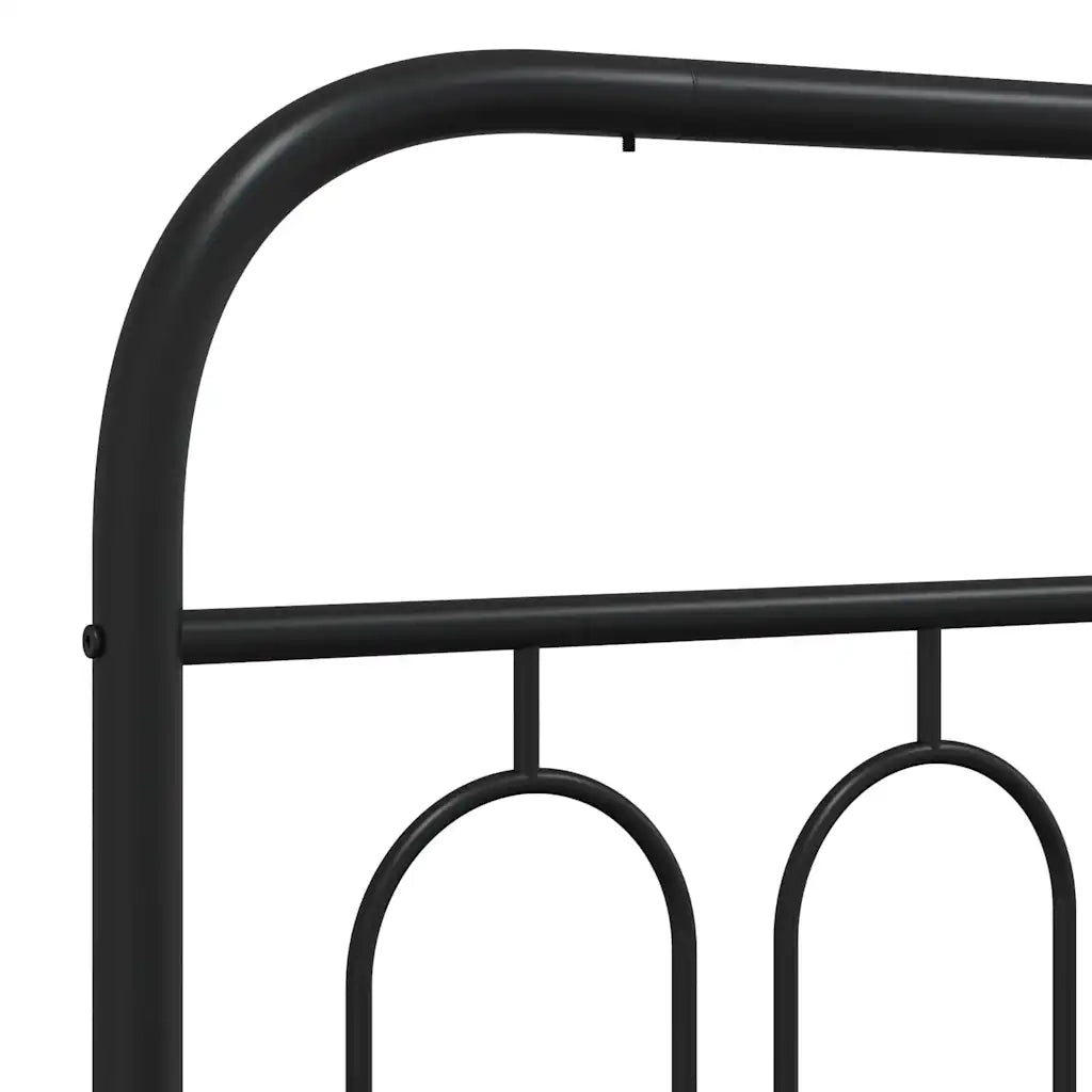 Testiera di Ricambio in Metallo Nero 200 cm 377155