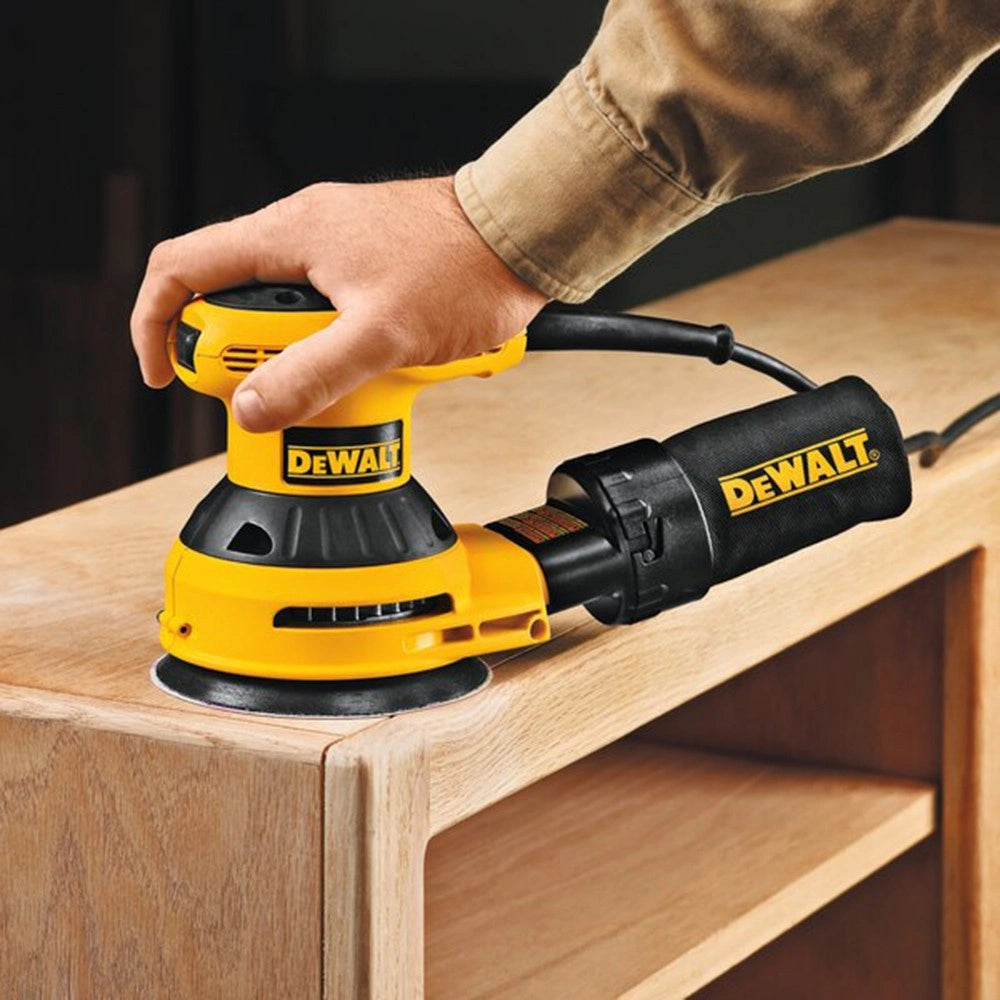 Dewalt 10pz da 125mm disco abrasivo per levigatrice con velcro, grana 40
