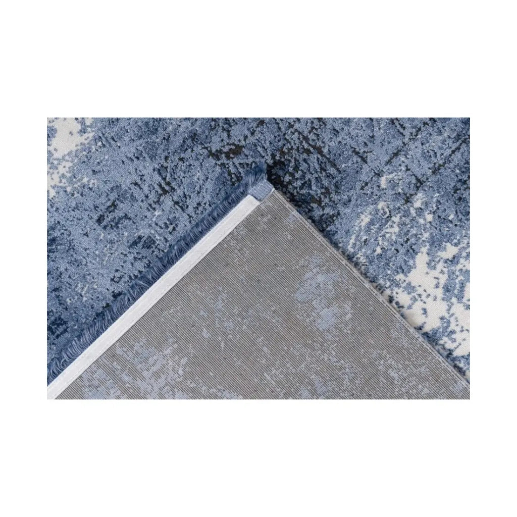Tappeto 170x120cm, design E409E colore blu - Comfort ed eleganza per il tuo interno