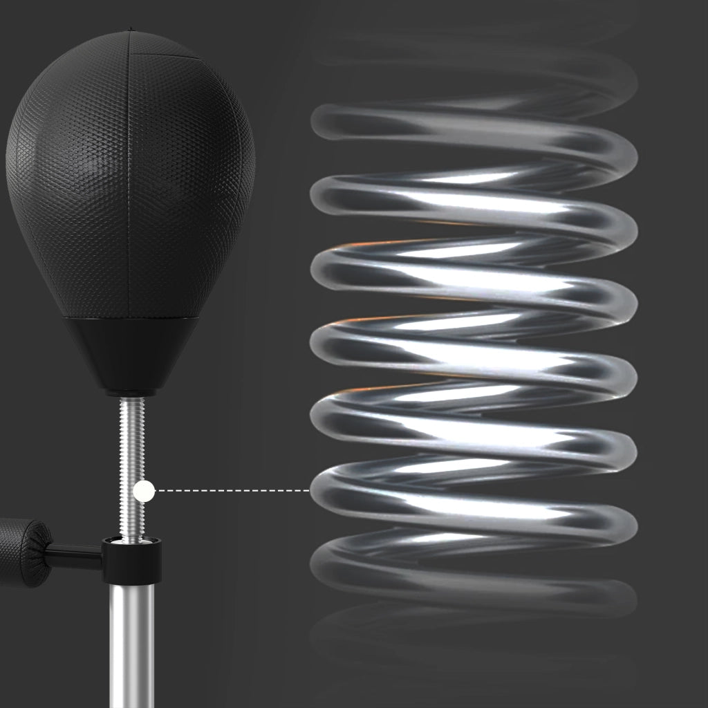 Punching Ball con Barra Girevole Regolabile ¨C Minimal ¨C Nero