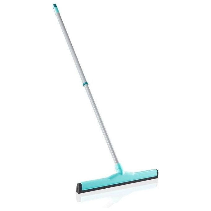 Leifheit 56421 Classic Spingiacqua Telescopico Doppia Lama in Gomma 45 cm Asta 70 133 cm colore Turchese