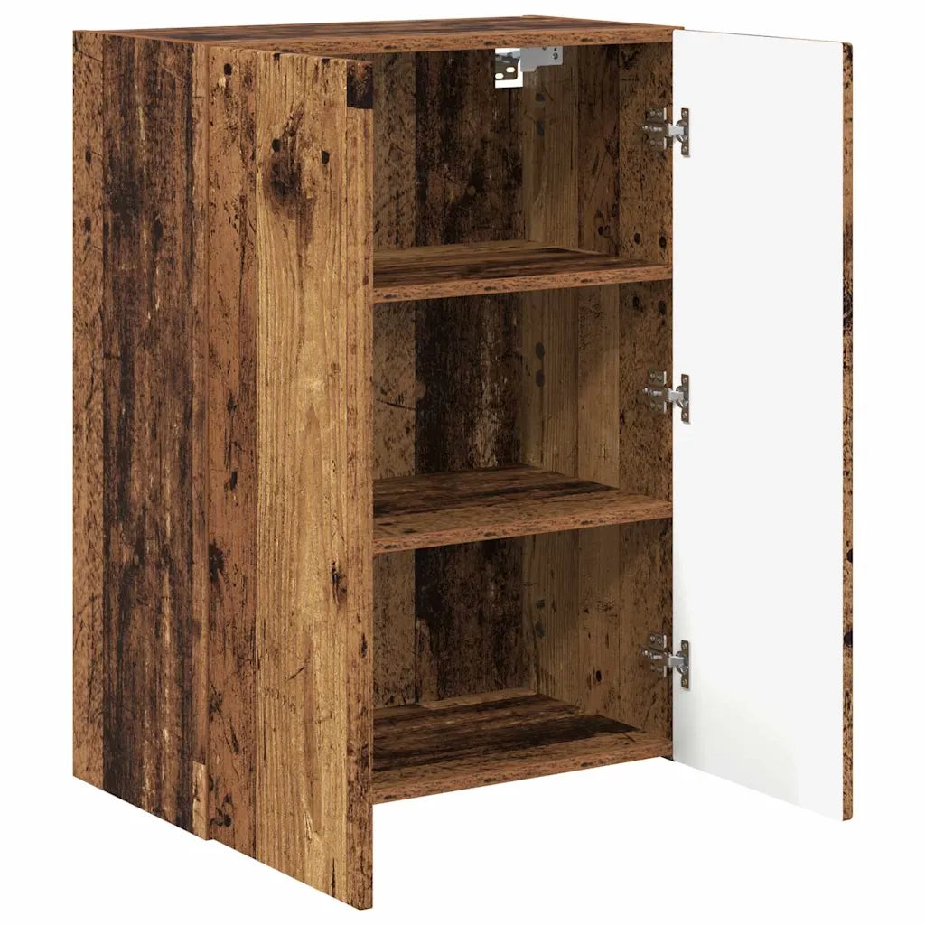 Mobile TV da parete Legno vecchio 59,5 x 31 x 80 cm 892367
