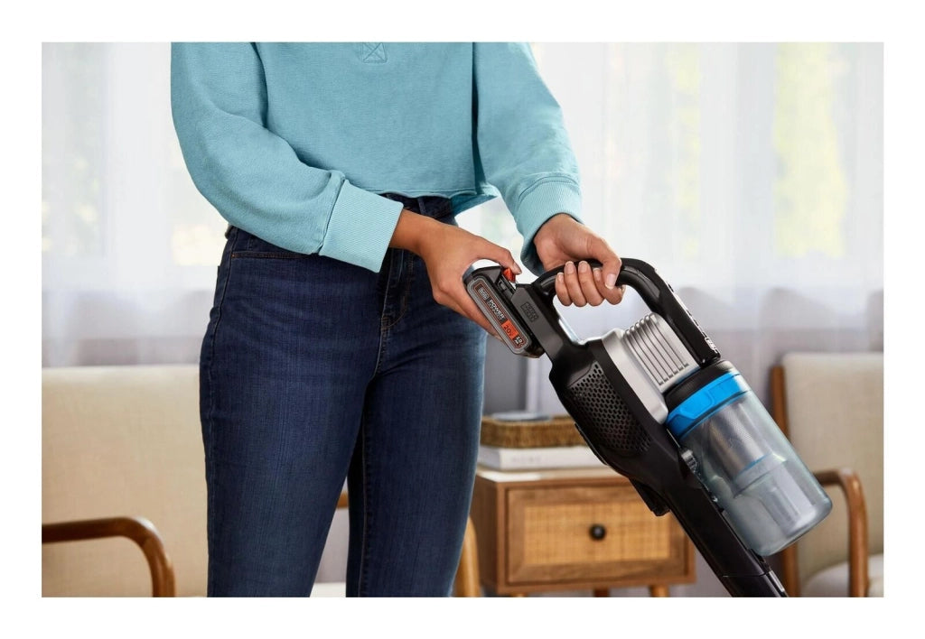 Black and Decker BHFEB520D1 PowerSeries Extreme Aspirapolvere a bastone 2 in 1 senza filo 20V 56 min autonomia ciclonico senza sacchetto colore Nero