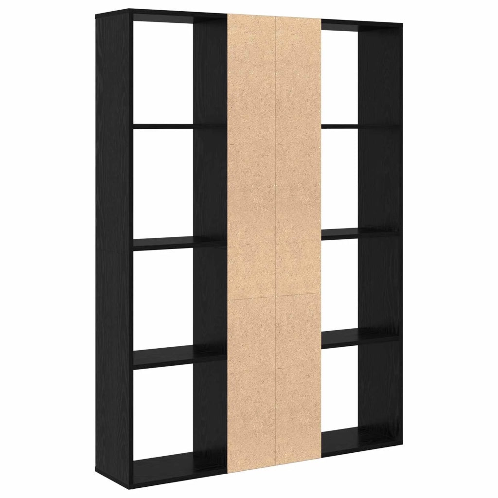 Divider per stanze | Paravento | Divisorio Ambienti Rovere Nero 100 x 24 x 140 cm