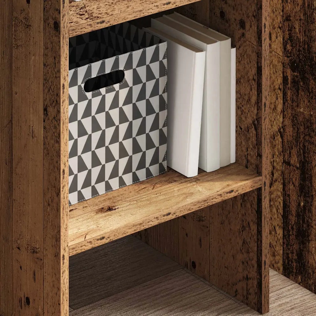 Armadio per Libri Legno vecchio 40 x 35 x 180 cm 875018