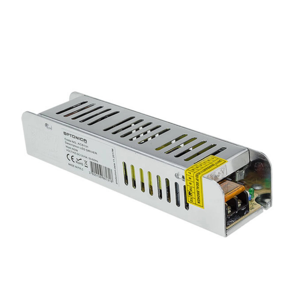 Alimentatore ottimale per strisce led 24v 60w in metallo