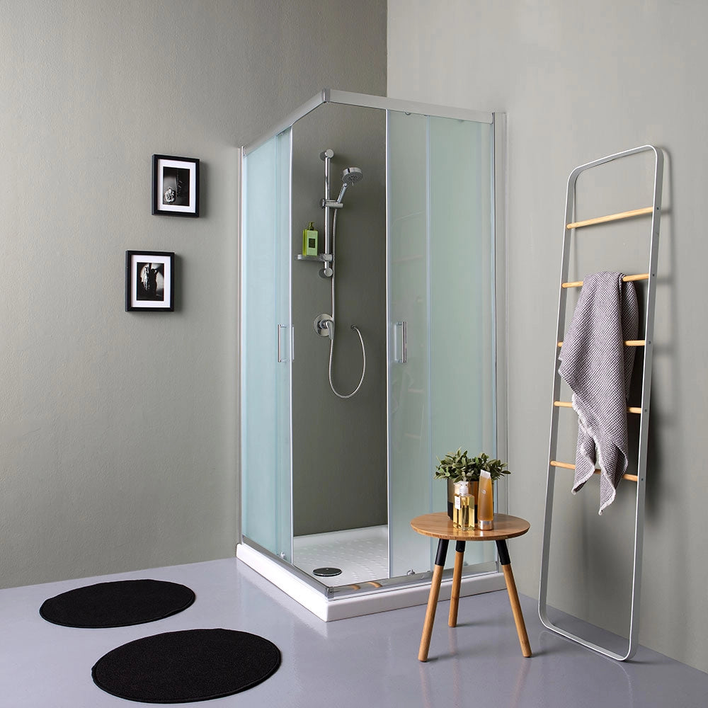 Cabina doccia rettangolare 90x70 satinato