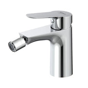 Miscelatore bidet Young Ø35 con piletta click-clack cromato