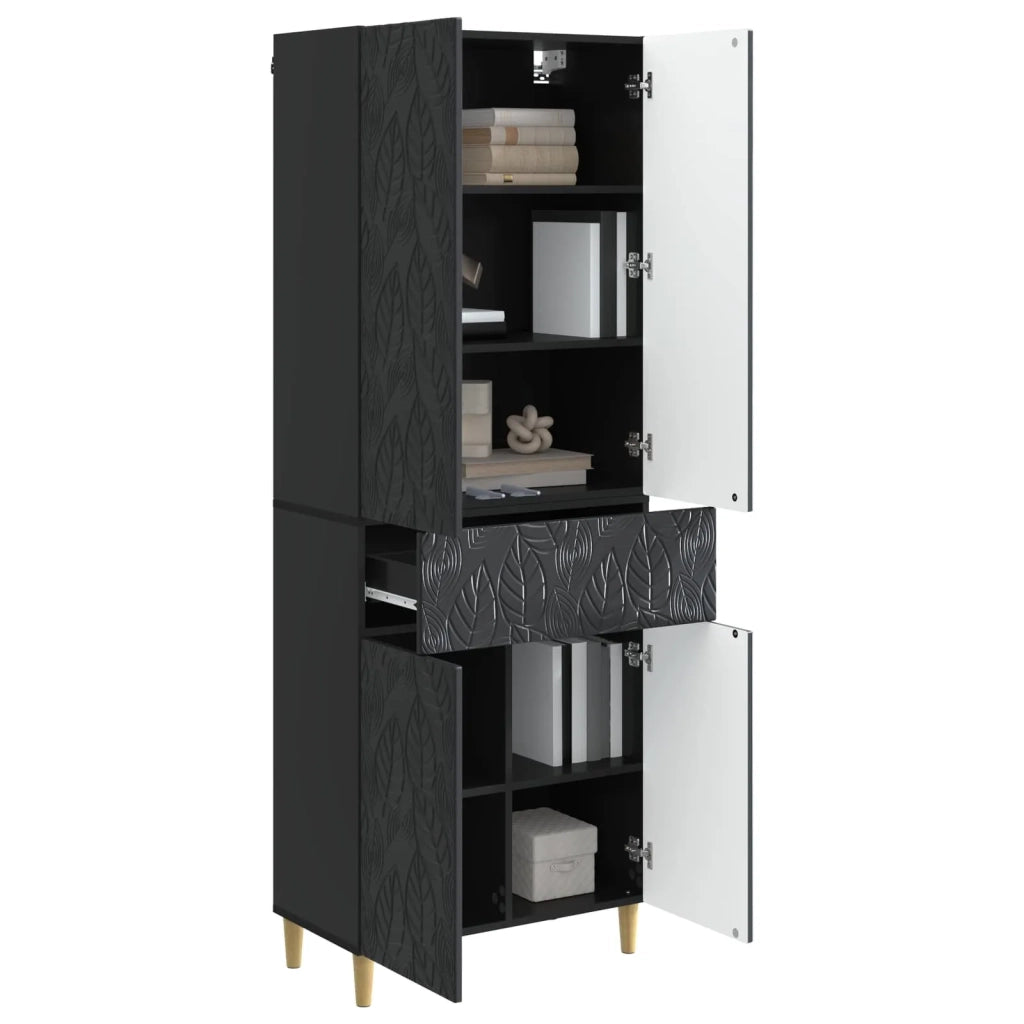 Set di armadi 2 pcs Nero Legno ingegnerizzato 3416746