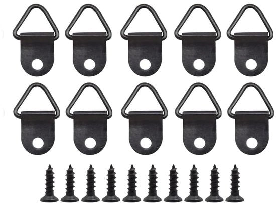 Cavalletti per foto con viti - set da 50 - nero - metallo