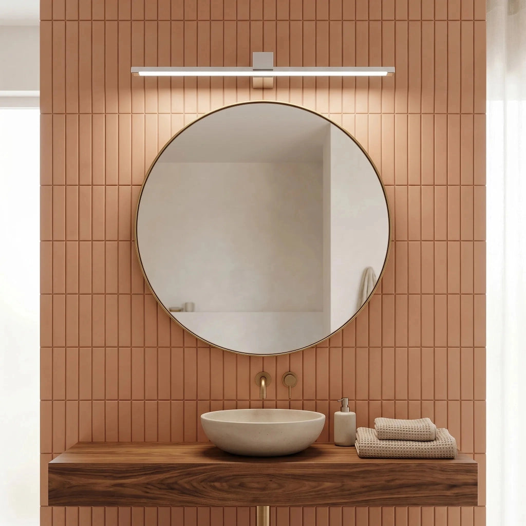 Applique Da Bagno Led Swe042-1w 80 Cm Chrome