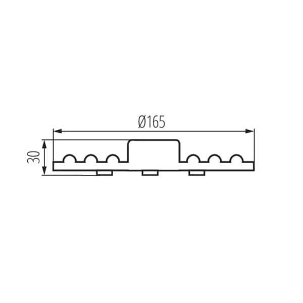 Modulo LED plafoniera Kanlux 19W 3000K 2000lm bianco