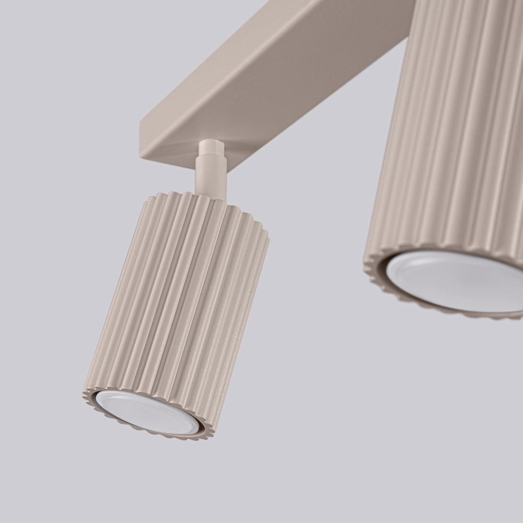 Lampada da soffitto KARBON 3L taupe