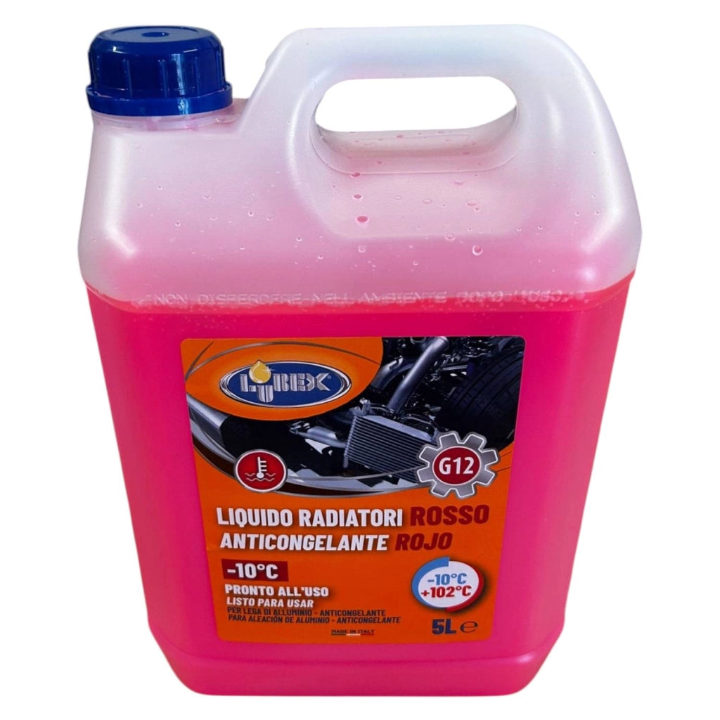 LIQUIDO RADIATORI ROSSO ANTICONGELANTE - 10°C +102°C
