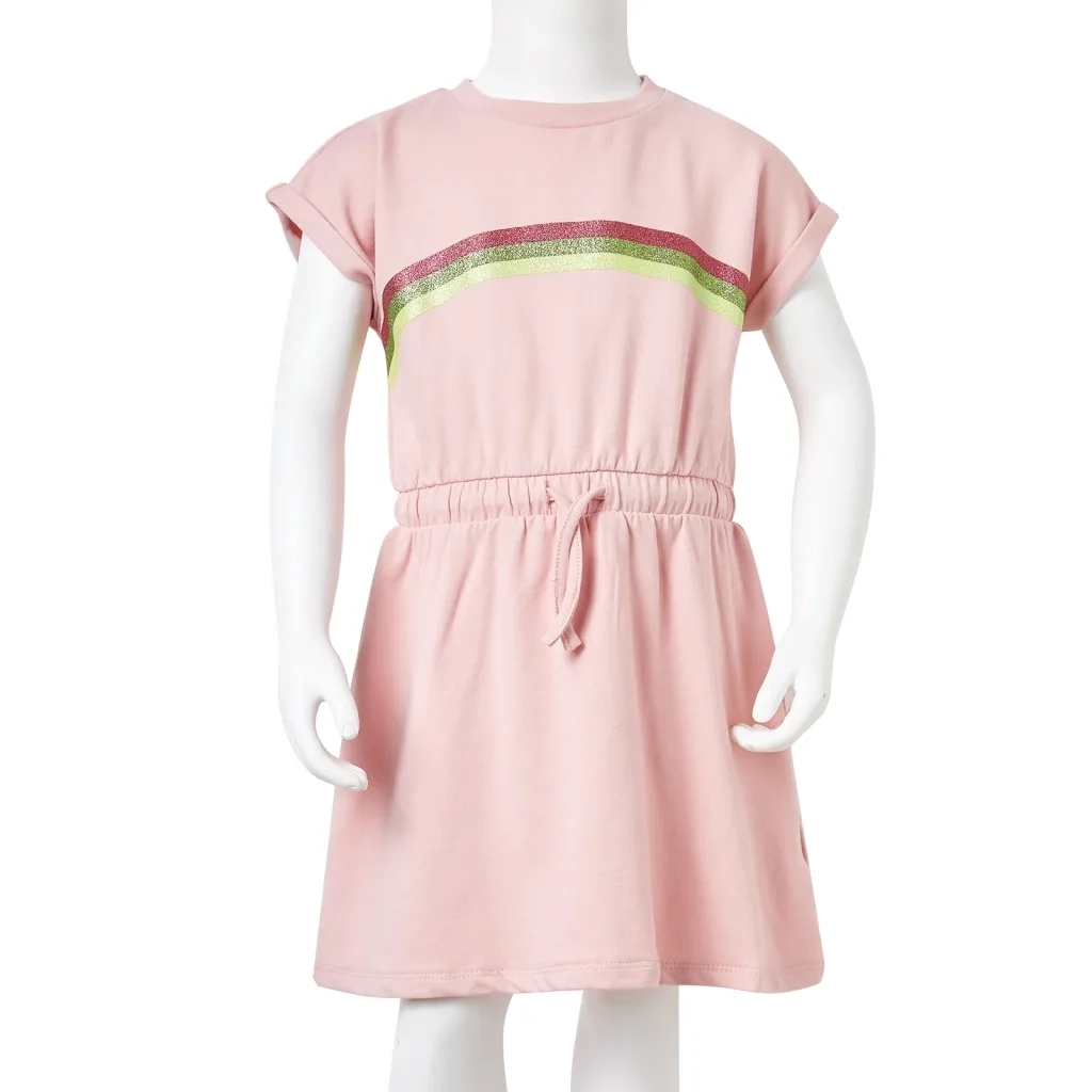 Abito da Bambina con Coulisse Rosa Chiaro 140 CFW4221038