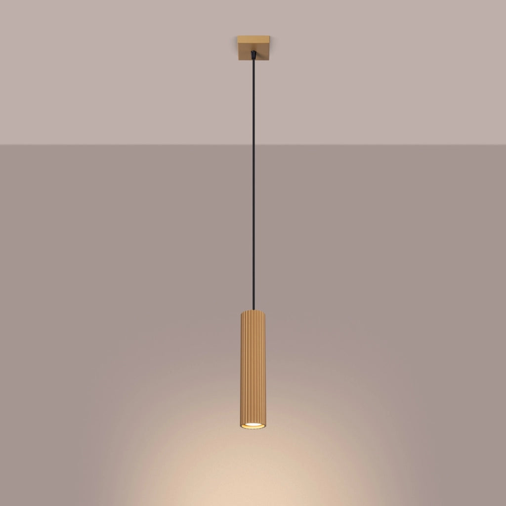 Lampada a sospensione KARBON 1 oro
