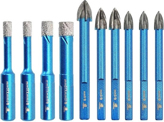 Impianto di foratura a diamante - 1/4" * 25/16" * 3/8" Foro a nastro - 1/4" * 35/16" * 23/8" - Tegola di ceramica Pietra granito
