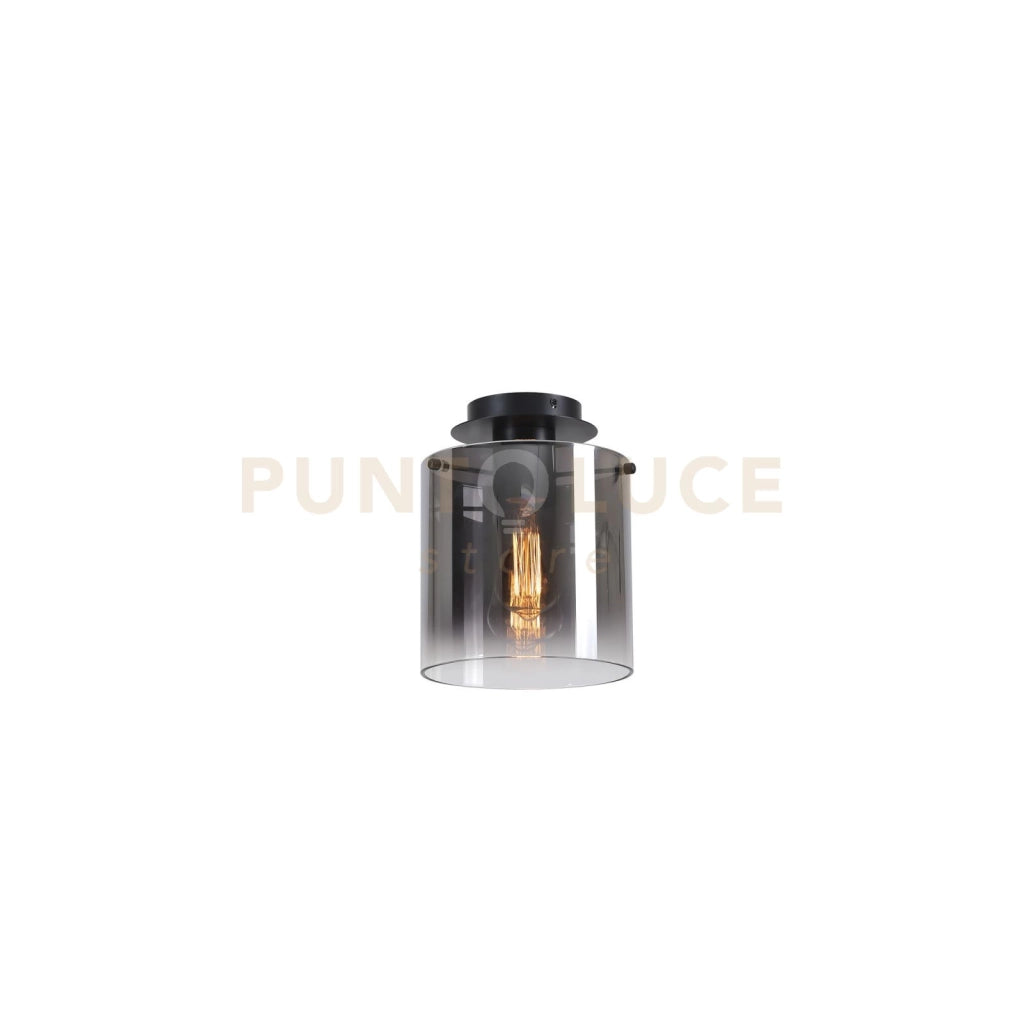 Sweden 1Lt Flush - Nero opaco e vetro fumé