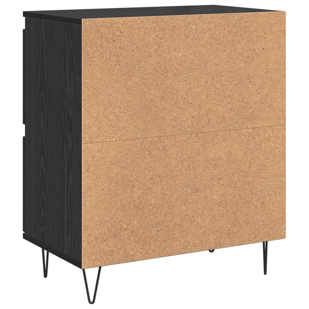 Credenza Rovere Nero 60 x 35 x 70 cm 879497