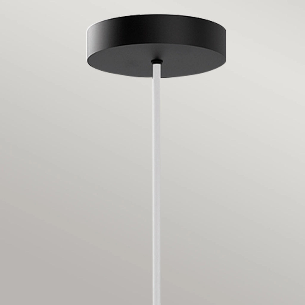 Sospensione LED 20W Alora Mood Bijou opale bianco/nero