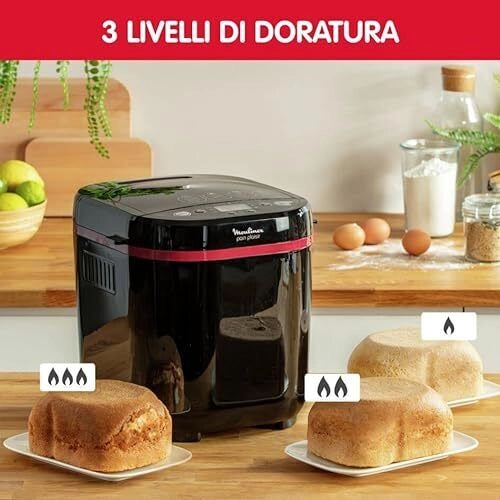Moulinex OW2208 macchina per il pane 650 W Nero
