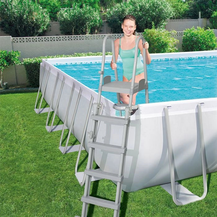 Piscina Fuori Terra Bestway Power Steel 9,56 X 4,88 X H 1,32 M - Kit Base