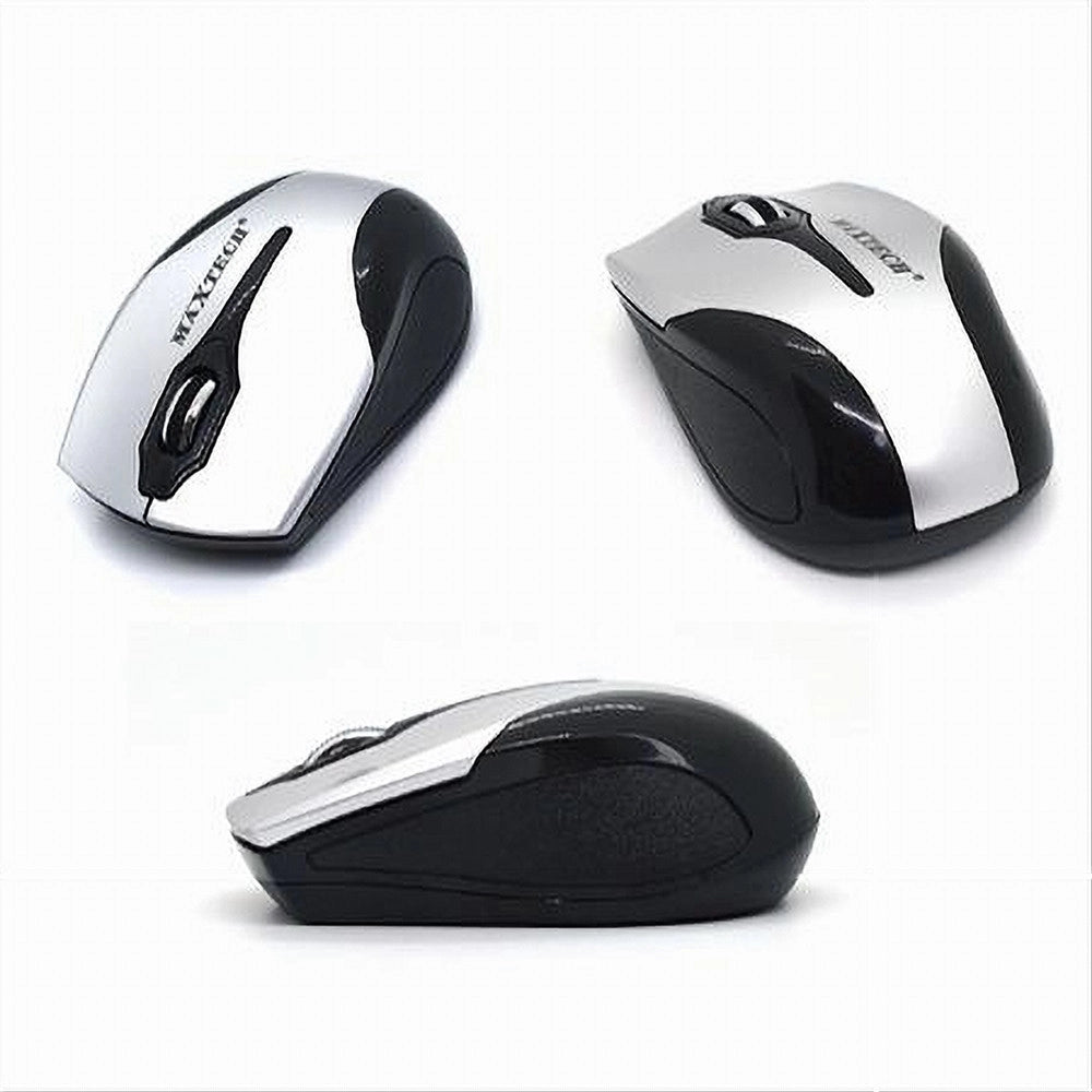 Trade Shop - Mouse Wifi Pc Computer Usb2.0 Senza Fili Wireless 2.4 Ghz Maxtech Win-ios M-z001 -
