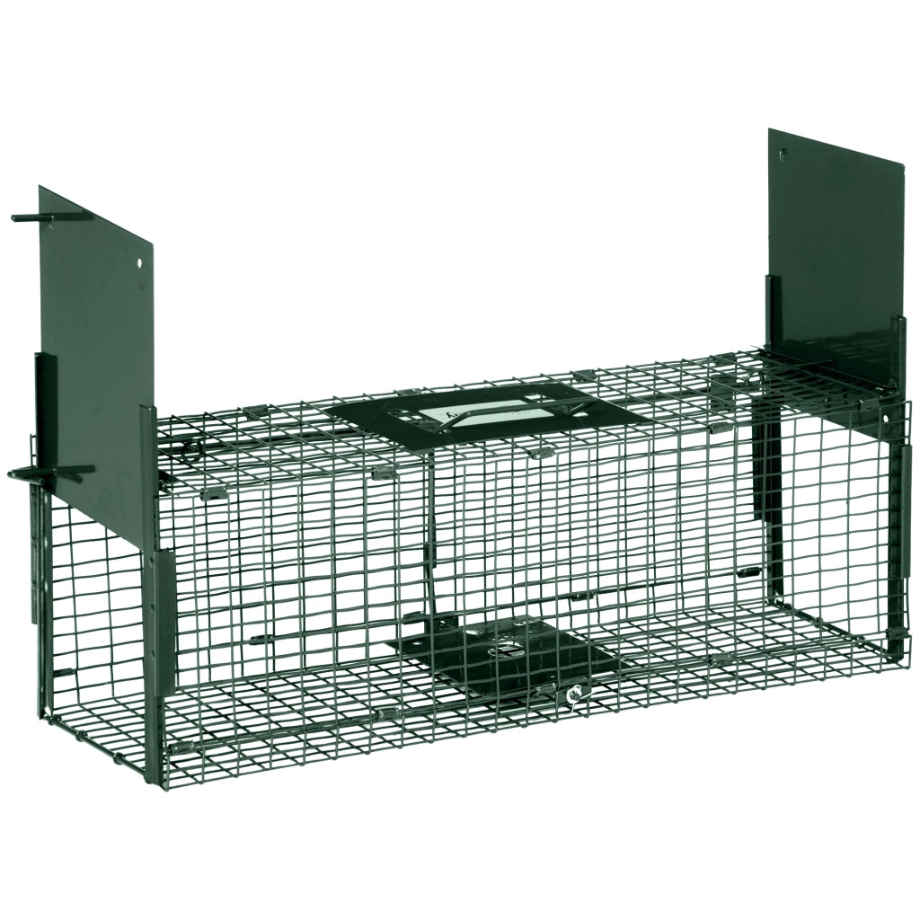 Gabbia Cattura Animali Vivi ¨C Xylo ¨C 60x18x20cm Verde Metallo 2 Entrate