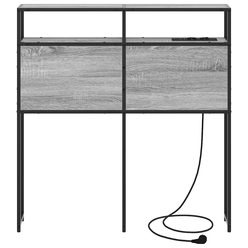 Testiera | Testata contenitore Grigio sonoma Legno multistrato