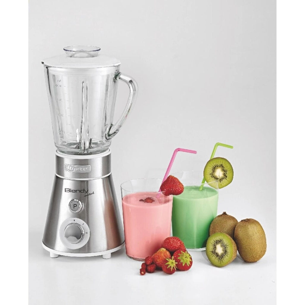 Ariete AR561 Blendy Metal Frullatore 300 W 800 ml 2 Velocita' Pulse lame acciaio inox colore Grigio
