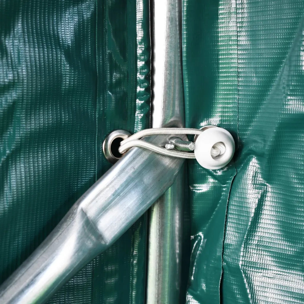 Tenda Garage in PVC 2,4x3,6 m Verde 3056432
