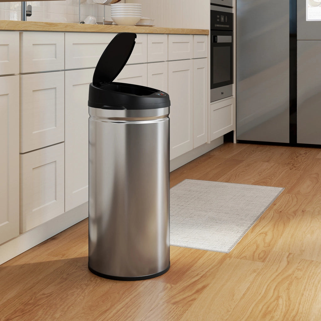 Pattumiera con sensore 42L ¨C Xylo ¨C acciaio inox chiusura soft-close