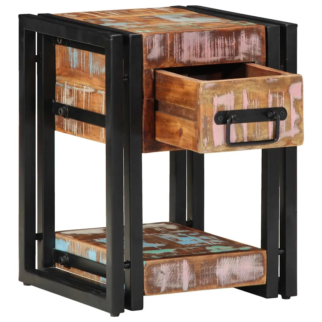 Armadio da Notte con cassetto 2 pcs Multicolore 30 x 30 x 40 cm 4016709