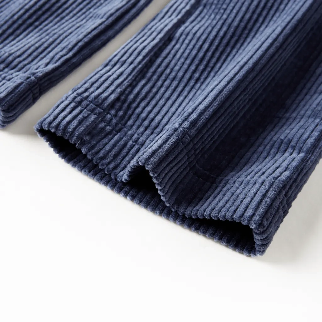 Pantaloni da Bambino in Velluto a Coste Blu Marino 116 CFW5578569