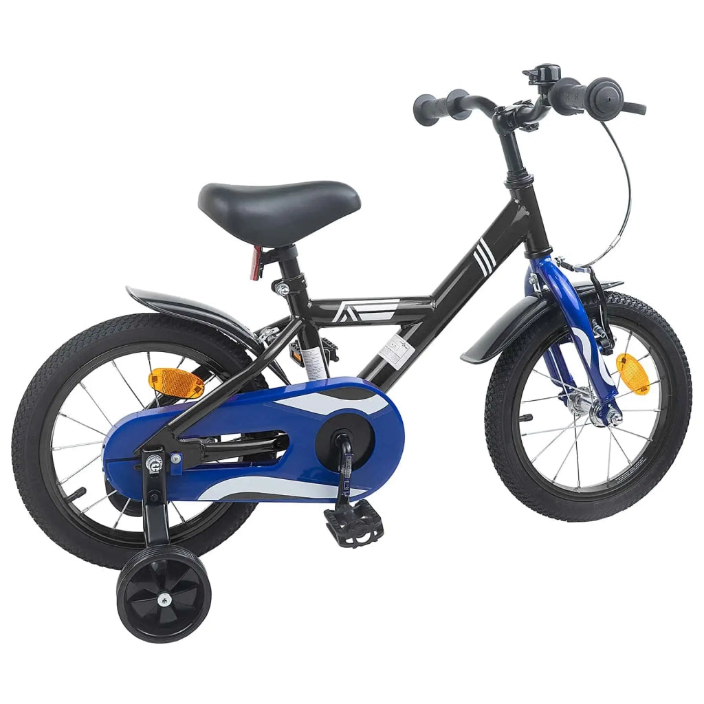 Bicicletta per Bambini 12 Pollici per bambini di 2-4 anni Nero 42009627