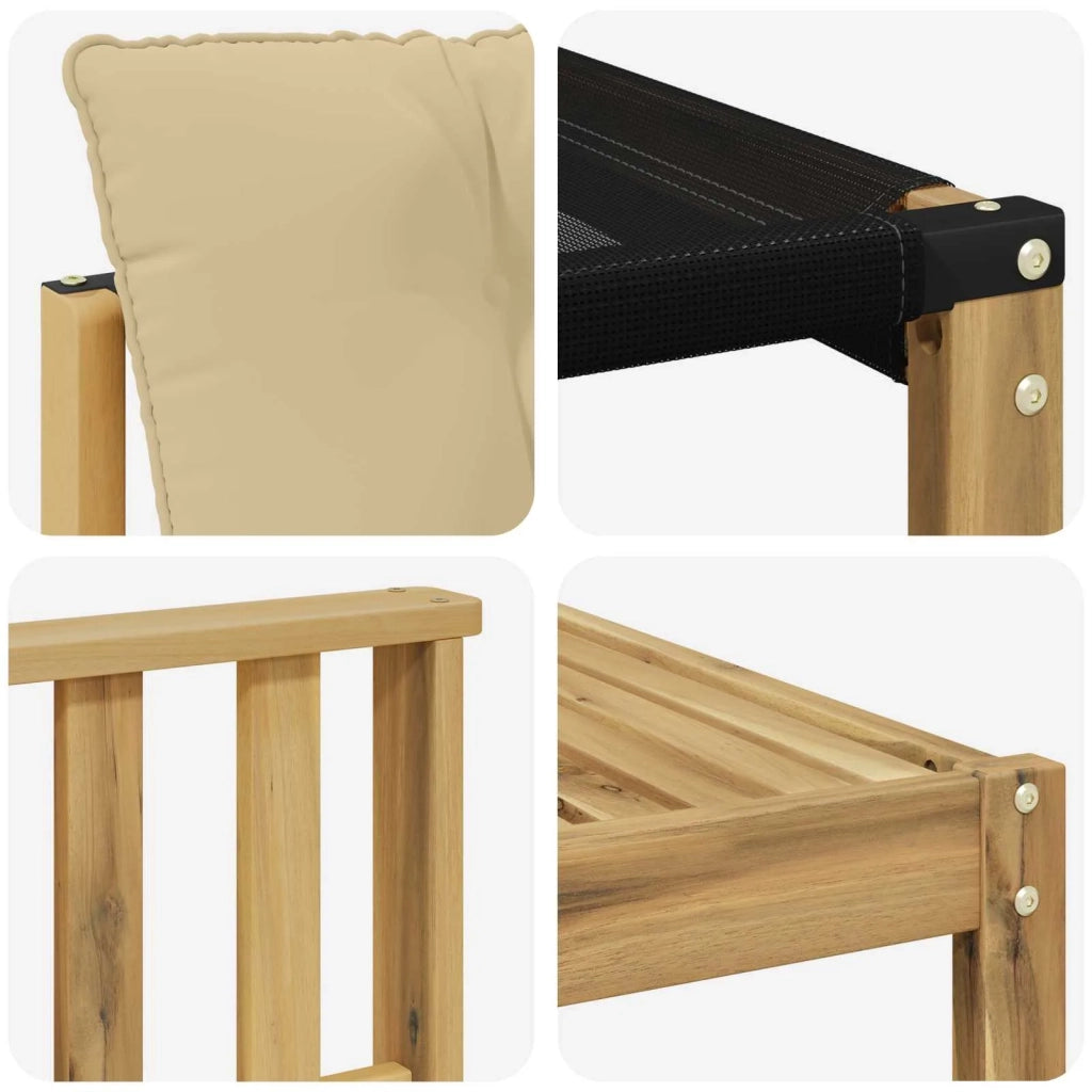 Set di divani da esterno 8 pz Bianco e Beige 3389307