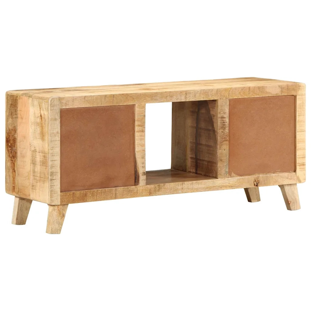 Mobile Porta TV 105x46x32 cm in Massello di Mango Grezzo 4104521