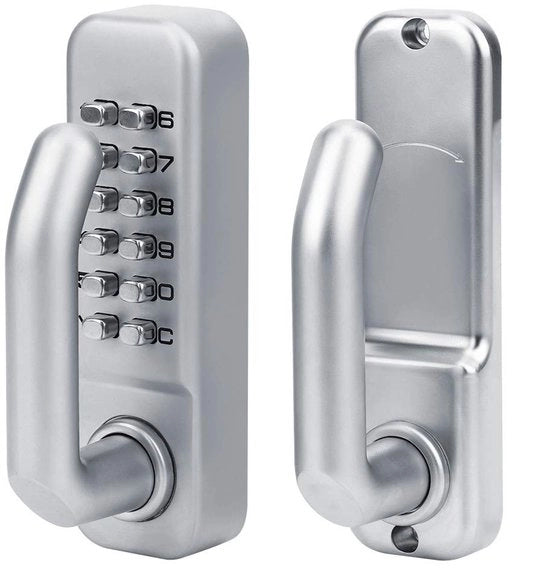Combinazione a Cifrario - Impermeabile - Slot a Manovella - Porta di Accesso Sicura - Porta Interna/Esterna - Zingherone - 1-11 Cifre Codice di Accesso