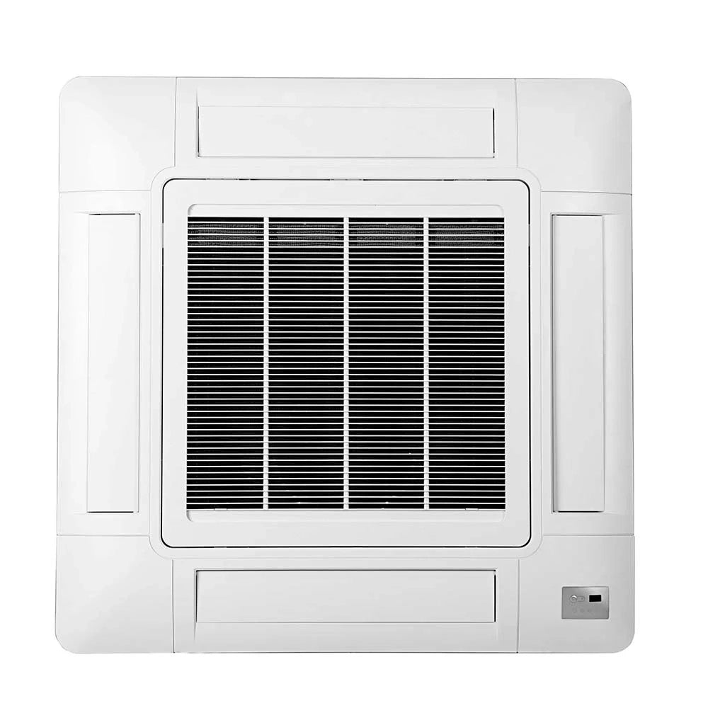 Climatizzatore Condizionatore Hisense Dual Split Inverter a Cassetta 18+18 con 4AMW81U4RJC R-32 Wi-Fi Optional 18000+18000 con Telecomando e Pannello Incluso
