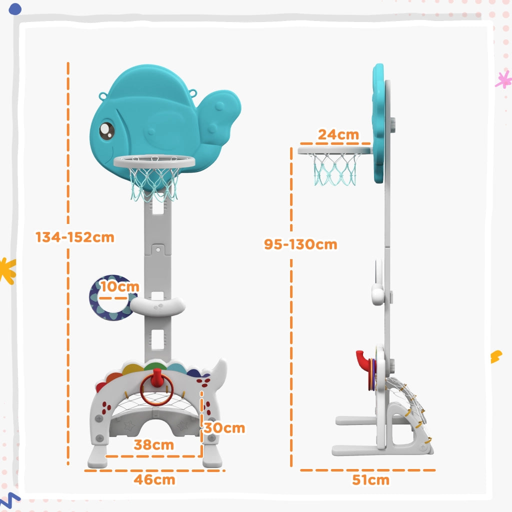 Casetta portagiochi multifunzione per bambini ¨C Minimal ¨C blu e gris