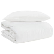 Piumone | Duvet 2-in-1 con cuscino 2 pz Bianco Piuma d'anatra