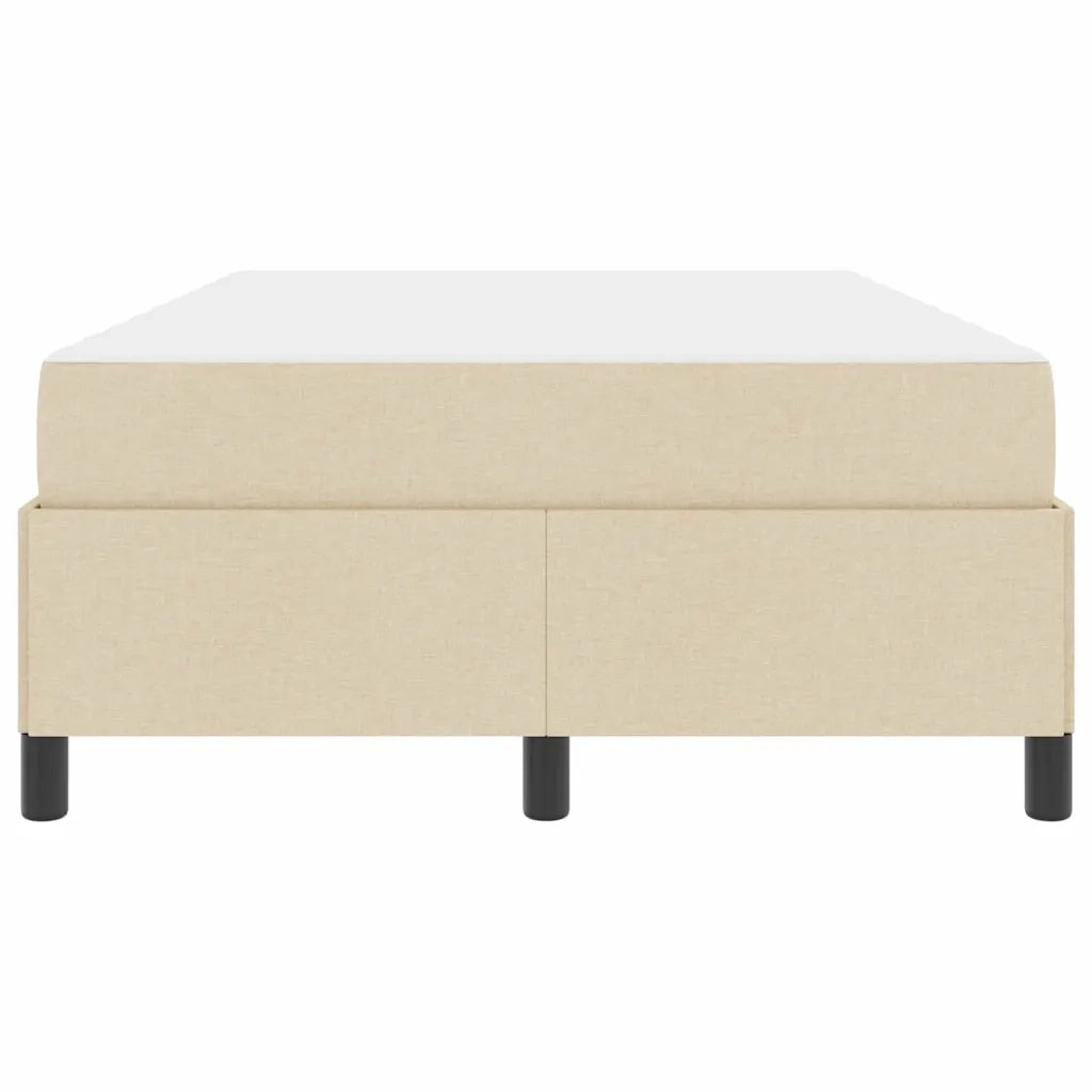 Letto a molle Crema 120 x 190 cm Tessuto 3398848