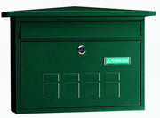 Cassetta Postale Deco Acciaio Verde 32X20 Cm - Arregui