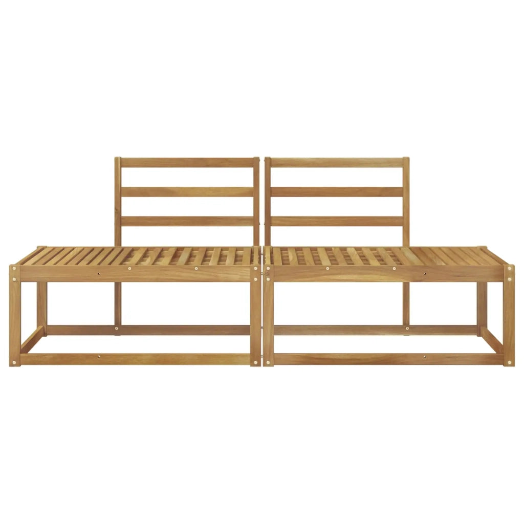 Divano da Esterno 2 Pezzo Bianco 182,5 x 63 x 73 cm 901482