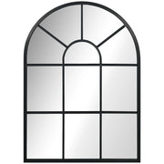 Specchio da Parete ¨C Minimal ¨C Nero, Metallo, 70x50 cm