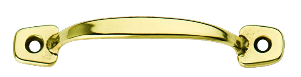MANIGLIETTA PER MOBILI OTTONE LUCIDO  mm. 120 10.00 pz