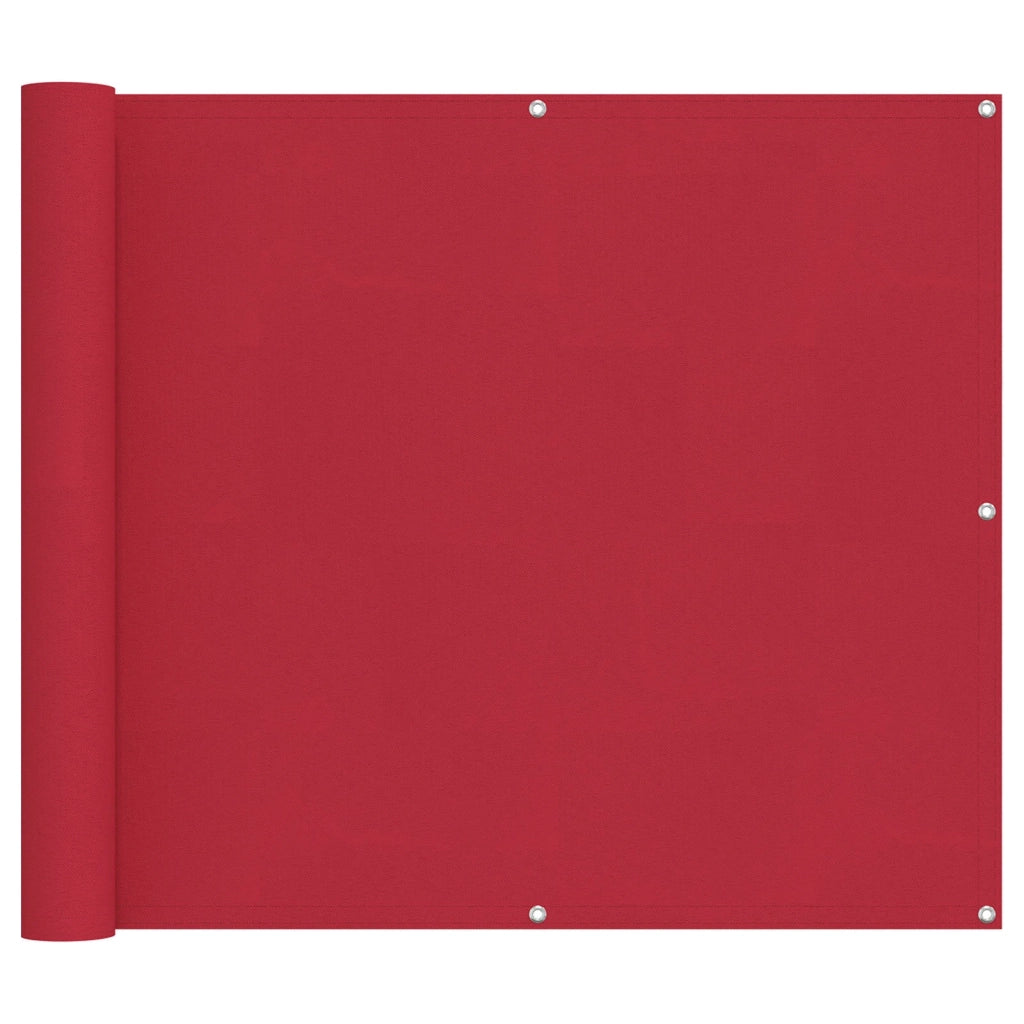Schermo da balcone Rosso 90 x 200 cm Tessuto Oxford 42030809
